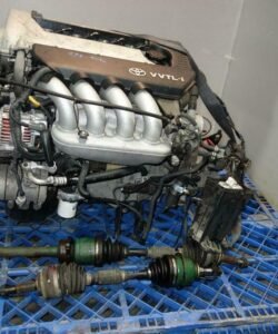 JDM TOYOTA COROLLA 2ZZ COMPLETE ENGINE WITH, TRANSMISSION